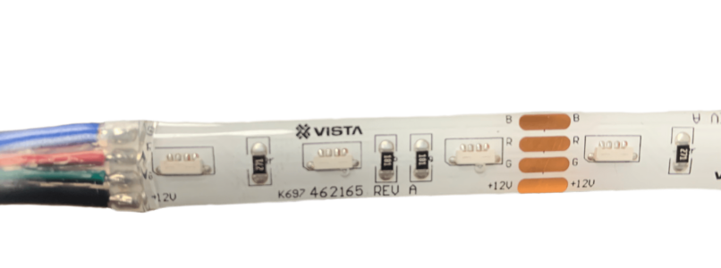 A Vista Manufacturing LED tape lighting option.